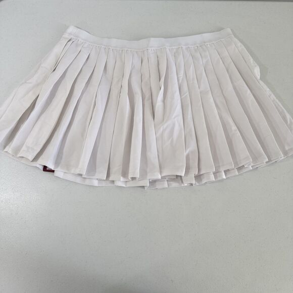 Zoozatz Mini Skirt Womens XL White ATM Aggies School Pleated Tennis Academia Y2K - Picture 8 of 8